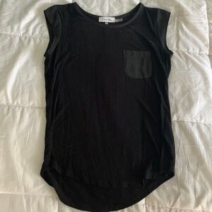 calvin klein basic black tee